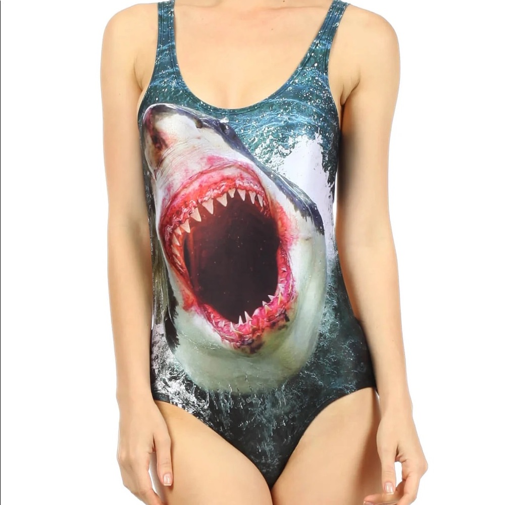 Realistic shark swimsuit
